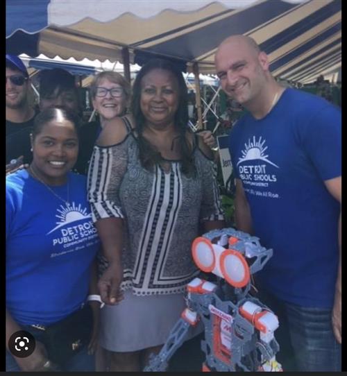 Principal Fluker, Patricia Moore , & Dr. Vitti  